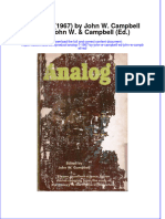Analog 7 1967 by John W Campbell Ed John W Campbell Ed Full Chapter