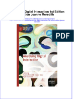 Analysing Digital Interaction 1St Edition Edition Joanne Meredith Full Chapter