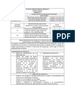 Acta de Constitución Del Proyecto