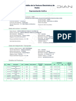 Nota Crédito de La Factura Electrónica de Venta: Representación Gráfica