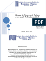 Sistema de Números de Índices para Medir La Productividad.