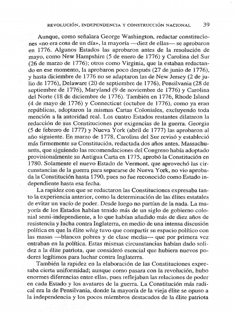 Constituciones de EE. UU. en 1776 | PDF | Constitución | Massachusetts