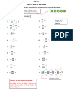 Práctico - Simplificación de Fracciones 2do