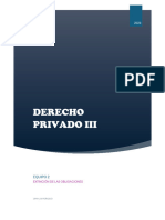 Ensayo Extincion de Las Obligaciones. D. Privado III