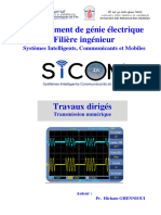 PTD6 - Travaux Dirigés - Transmission Numérique, - SICoM-1