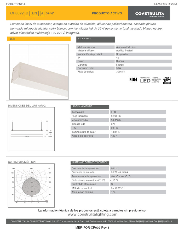 OF8022BBNA | PDF | Diodo emisor de luz | Electricidad