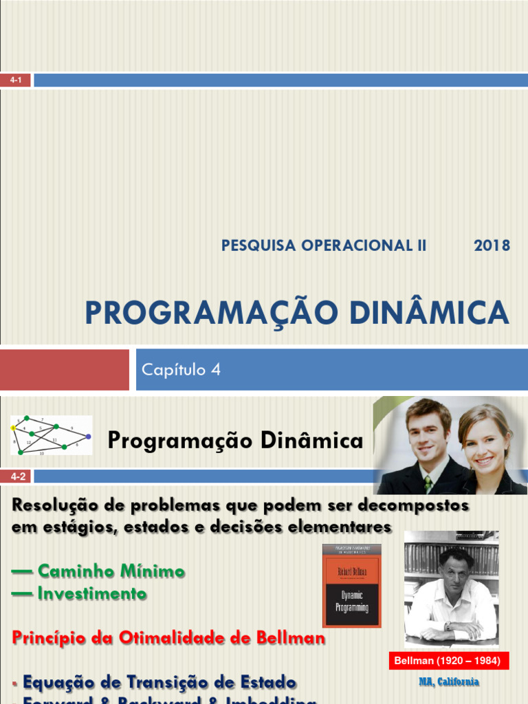 Programação Dinâmica: Problemas e Soluções | PDF | Teoria dos Gráficos ...