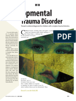 Developmental Trauma Disorder Van Der Kolk 2005