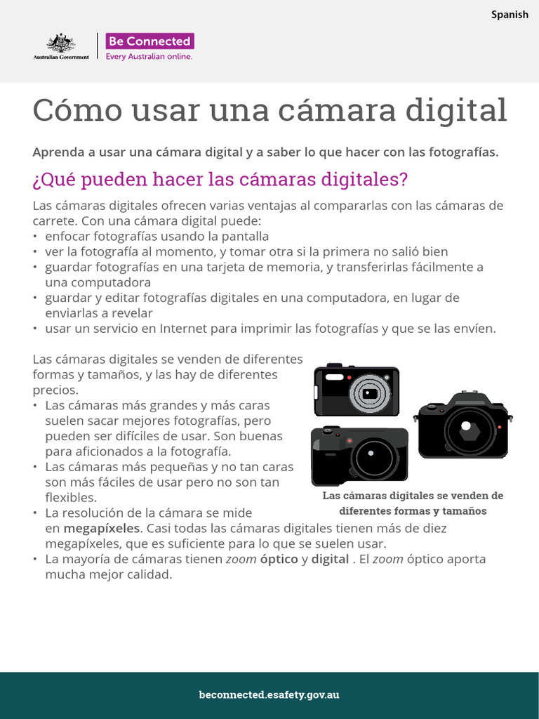Guía Básica para Cámaras Digitales | PDF | Cámara | Cámara digital