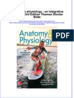 Anatomy Physiology An Integrative Approach 3Rd Edition Theresa Stouter Bidle full chapter