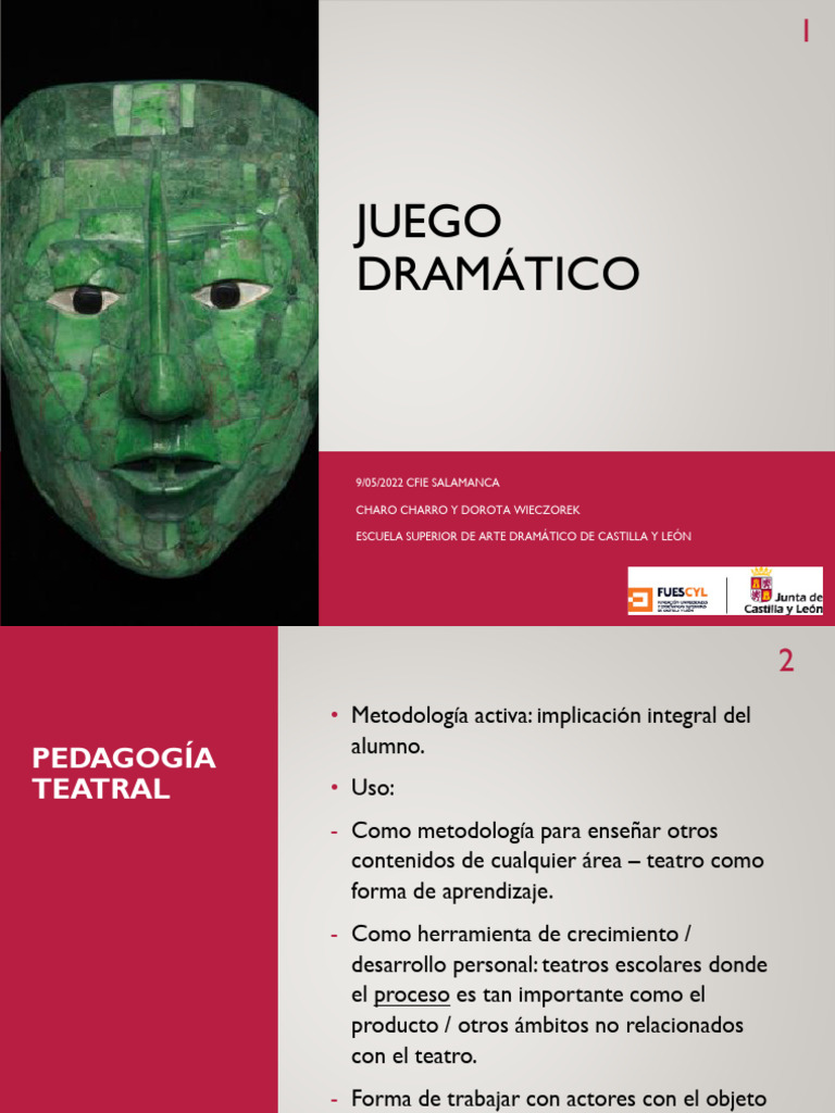 Juegos Dramáticos en Pedagogía Teatral | PDF | Teatro | Boca