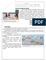 Atividade 4º ano - texto instrucional