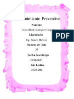 Mantenimiento Preventivo