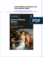 Ancient Women Writers Of Greece And Rome Bartolo Natoli full chapter