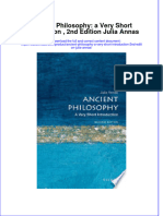 Ancient Philosophy A Very Short Introduction 2Nd Edition Julia Annas full chapter