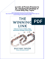 The Winning Link A Proven Process To Define Align And Execute Strategy At Every Level Billy Ray Taylor  ebook full chapter