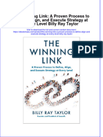 The Winning Link A Proven Process To Define Align and Execute Strategy at Every Level Billy Ray Taylor Ebook Full Chapter