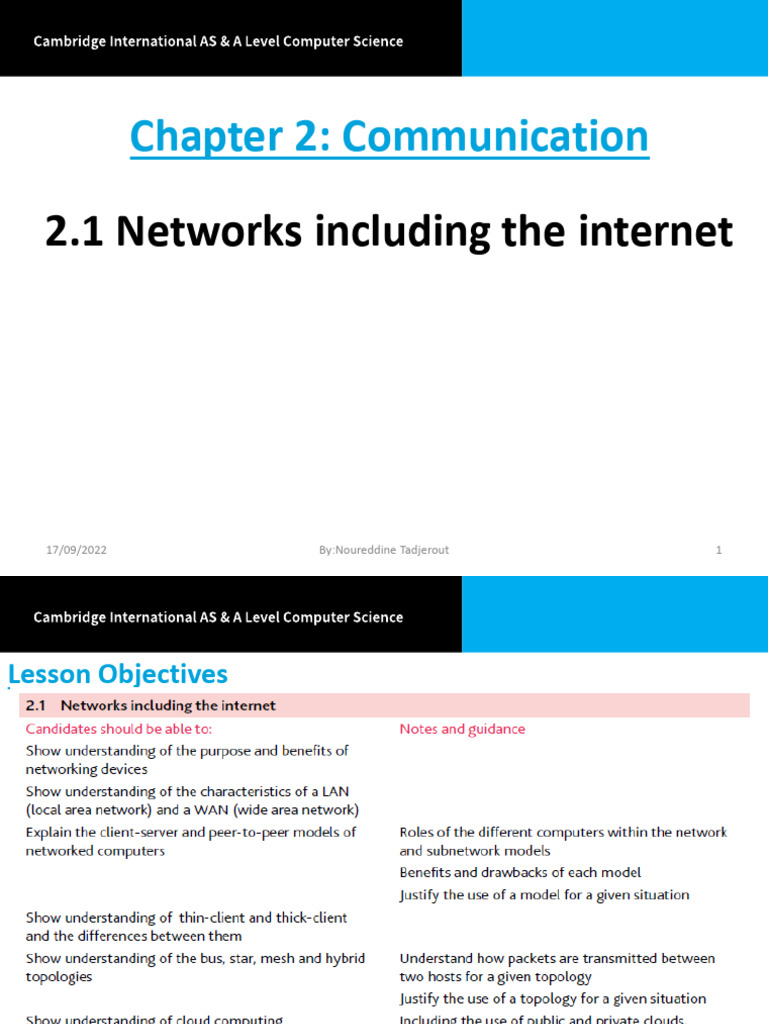 Chapter 2 Communication | Download Free PDF | Ip Address | Computer Network