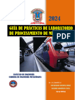 Prácticas de Laboratorio de Procesamiento de Minerales II 2024-I