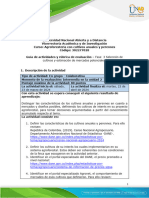 Guía de Actividades y Rúbrica de Evaluación - Unidad 2 - Fase 3 - Selección de Cultivos y Estimación de Mercados Potenciales