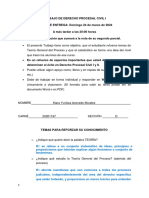 Kiara Yuviksa Acevedo Morales - Trabajo de Derecho Procesal Civil I Marzo 2024