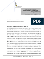 Sentencia #57, Camara en Lo Criminal y Correccional Del Poder Judicial de Córdoba, Año 2023