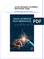 Data Science For Genomics 1St Edition Amit Kumar Tyagi Full Chapter