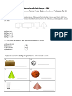 Recuperação de Matemática 3° Ano