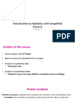 Introduction To Statistics With GraphPad Prism Slides