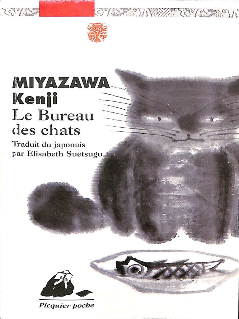 Le Bureau Des Chats - Editions Picquier MIYAZAWA Kenji