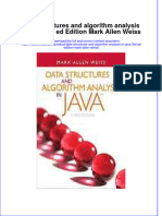 Data Structures and Algorithm Analysis in Java 3Rd Ed Edition Mark Allen Weiss Full Chapter