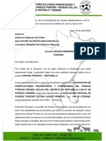 CARTA - GOBIERNO REGIONAL DEL CALLAO - SALVATORE SALPIETRO MACCHIAVELLO