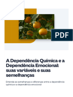 A Dependencia Quimica e A Dependencia Emocional Suas Variaveis e Suas Semelhancas