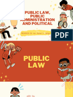Public Law, Public Administration and Political