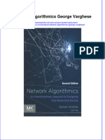 Network Algorithmics George Varghese Download PDF Chapter