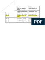 PF Kahoot Teams & Presentation Dates