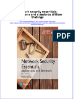 Network Security Essentials Applications and Standards William Stallings Download PDF Chapter