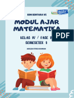 Modul Matematika Kelas 4 Materi Pembagian