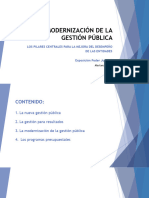 SISTEMA DE MODERNIZACION DE LA GESTION PUBLICA.PODER JUDICIAL
