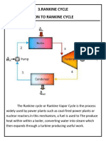 3.rankine Cycle 3.1 Introduction To Rankine Cycle