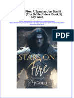 Stars On Fire A Spectacular Starlit Romance The Sable Riders Book 1 Sky Gold Full Download Chapter