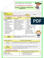 Operaciones Combinadas Sesion