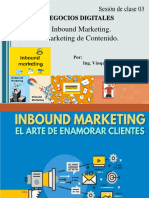 03 - Sesión de Clase - Inbound Marketing. Marketing de Contenido.