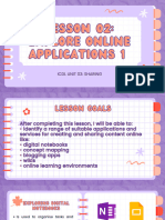 Lesson 02 Explore Online Applications 1