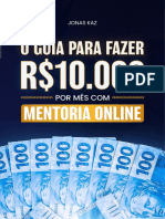 O Guia para Fazer 10 Mil Por Mes Com Mentorias Jonas Kaz Edicao Atualizada