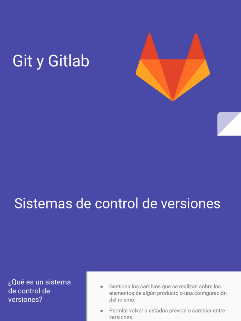 Git y Gitlab | Descargar gratis PDF | Control de versiones | Software ...