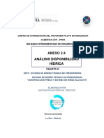 Anexo 2.4 Analisis Disponibilidad Hidrica