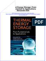 Thermal Energy Storage From Fundamentals To Applications Alexandra Soh Ebook Full Chapter