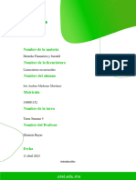 Tarea Semana 4 Derecho Financiero