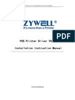 POS Printer Driver V8.11 Installation Instruction Manual